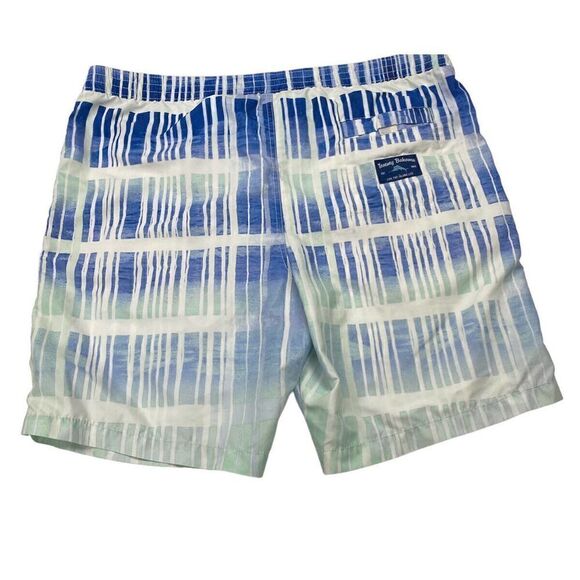 Tommy Bahama Trunks Men's 40 waist Swim Shorts Blue Lined Drawstring Men L@@K - Picture 2 of 5